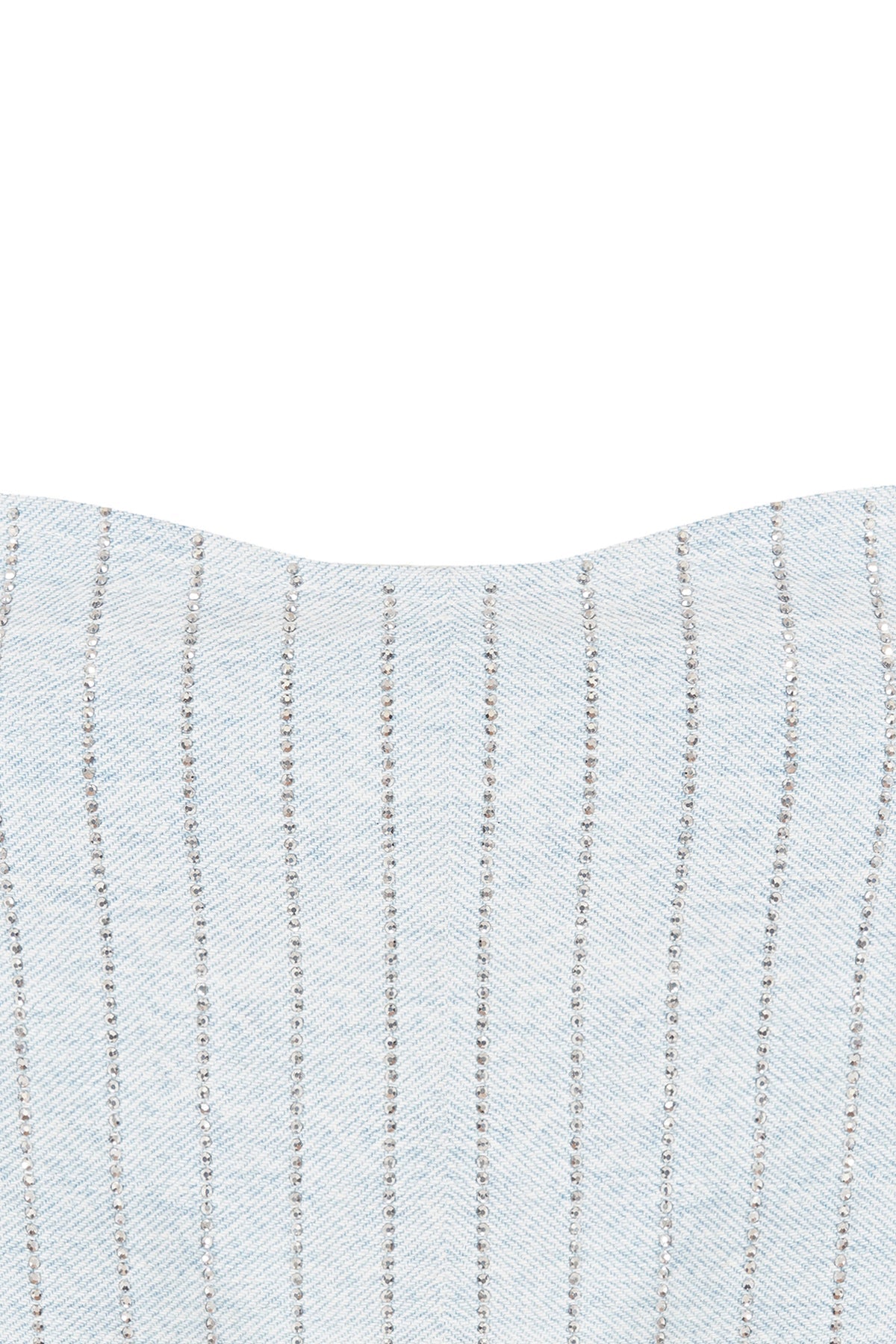 Bra Top - Blue Rhinestones