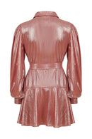 Vestido Zina - Rosa Metal