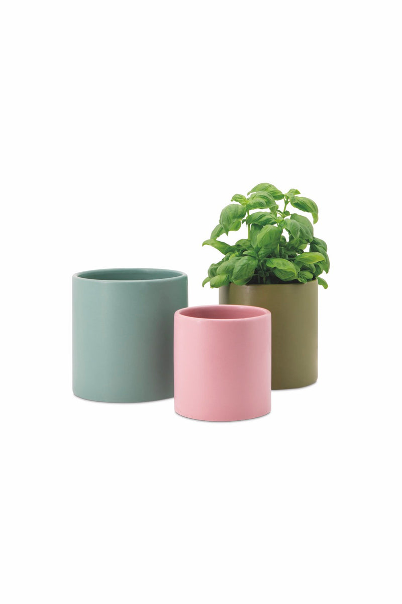 Set Of 3 Flower Pots - Turin