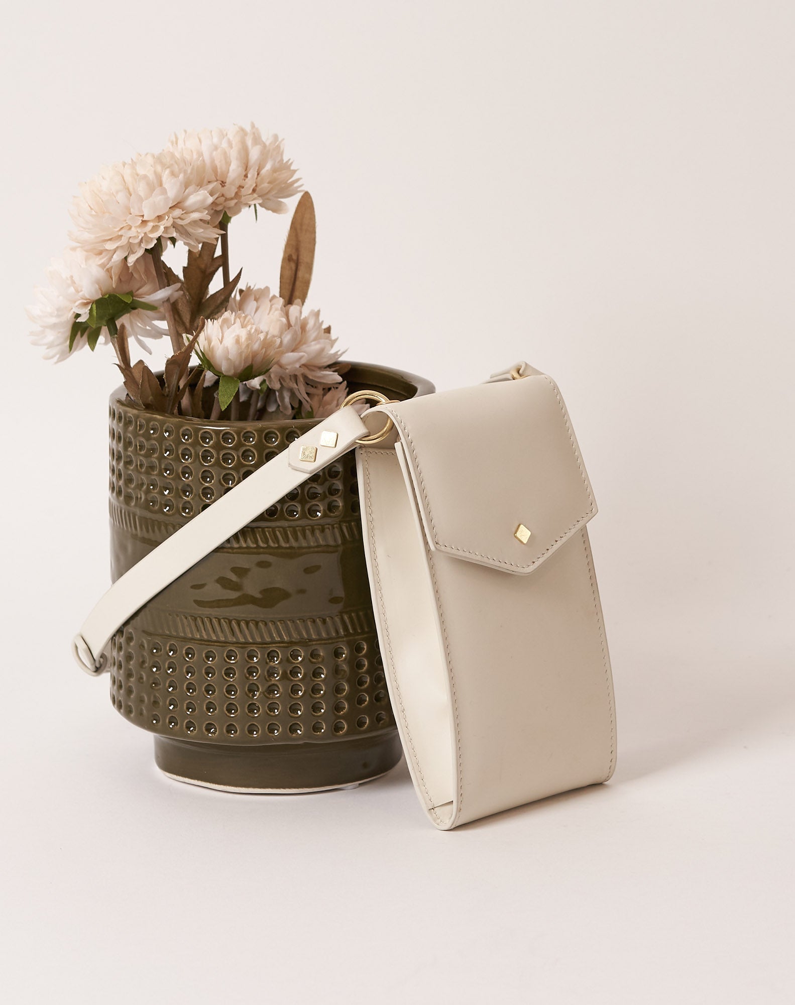 Pochette Sheila Recycle - Ecru