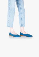 Slippers Pointus Amédée Chain - Denim - Bleu Fonce - Femme