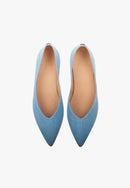 Slippers Pointus Amédée Chain - Denim - Bleu Clair - Femme