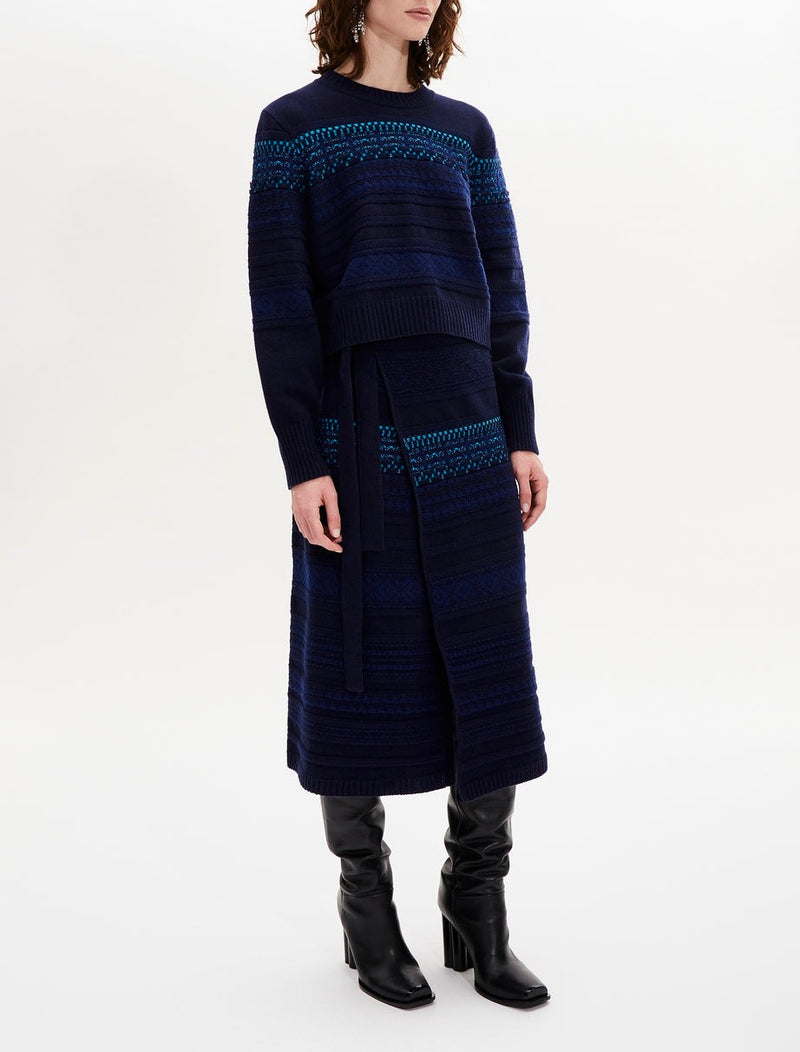 Pull ML - Bleu - Femme