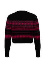 Long-Sleeve Jumper - Fuchsia - Women