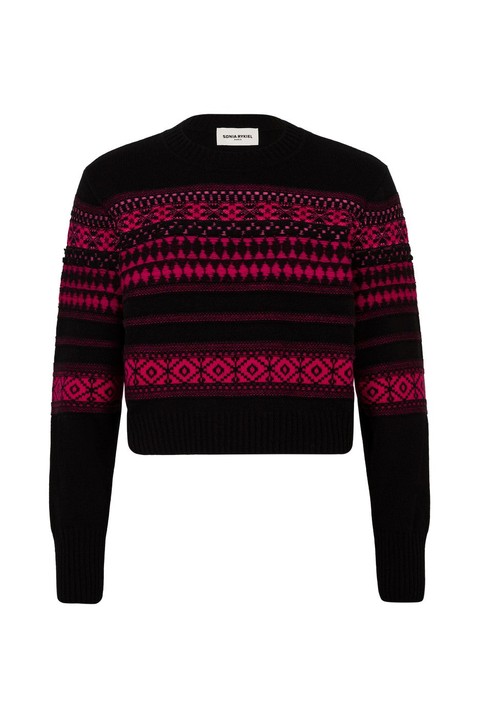 Long-Sleeve Jumper - Fuchsia - Women