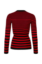 Jersey ML - Rayas Negro Y Rojo - Mujer