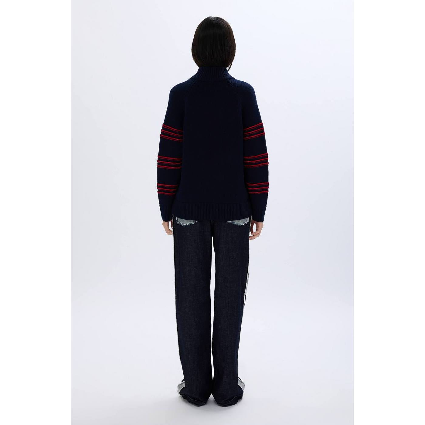 Sonia Rykiel - Jumper - Blue/Red Stripe - Women