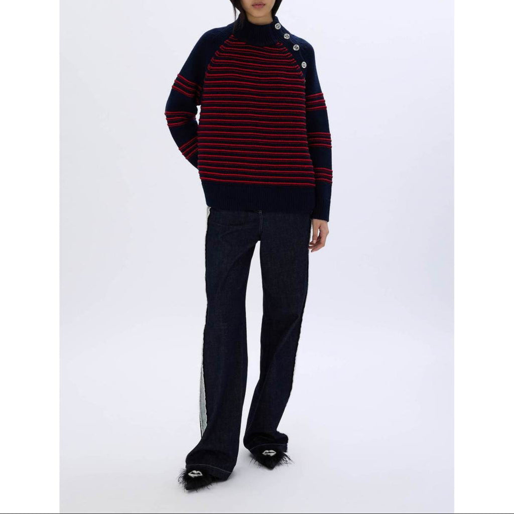 Sonia Rykiel - Jumper - Blue/Red Stripe - Women