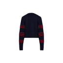 Pull - Raye Bleu/Rouge - Femme