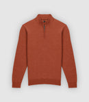 Pull Col Montant Marron