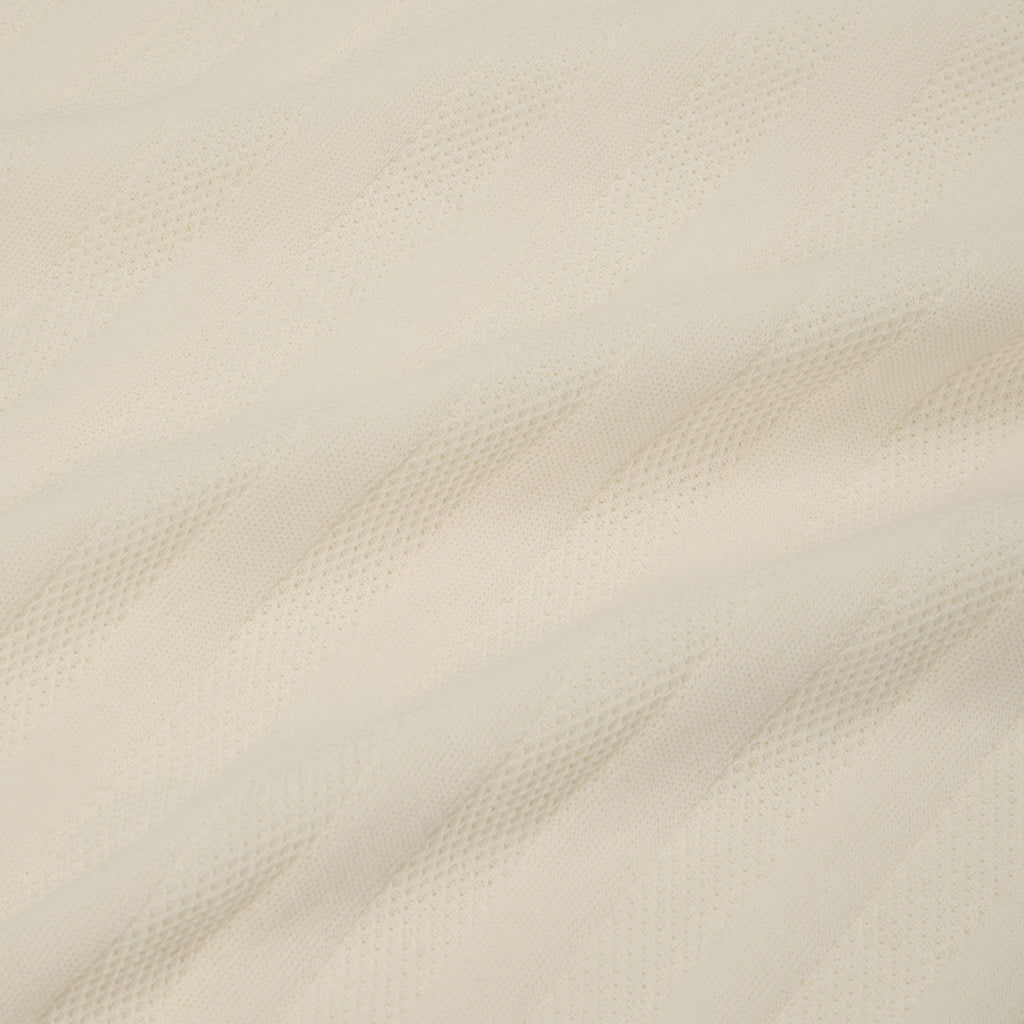 Polo En Maille Écru