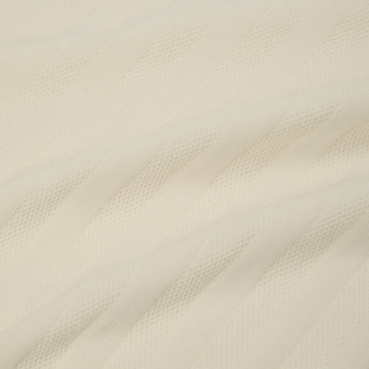 Polo En Maille Écru