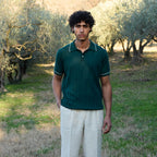 Polo En Maille Vert