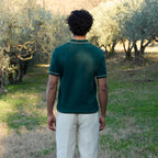 Polo En Maille Vert
