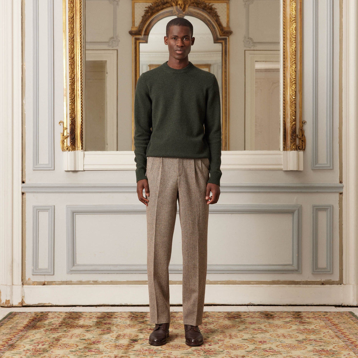 Pull En Laine Mérinos Vert