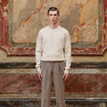 Pull En Laine Mérinos Beige
