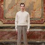 Pull En Laine Mérinos Beige