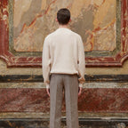 Pull En Laine Mérinos Beige