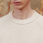 Pull En Laine Mérinos Beige