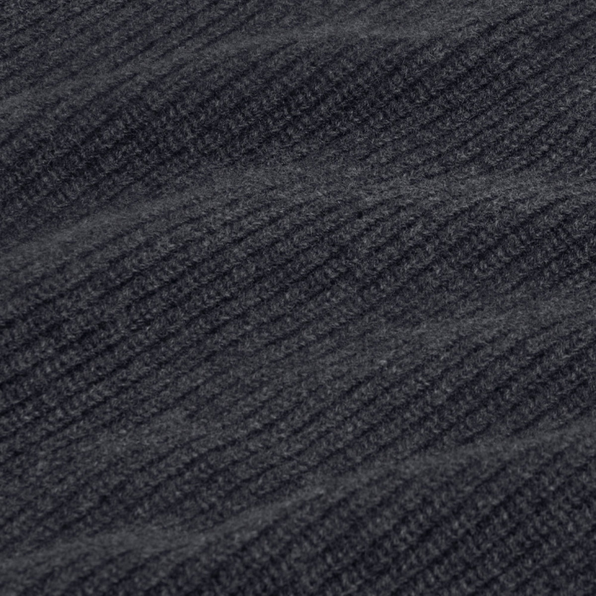 Pull En Laine Mérinos Gris Anthracite