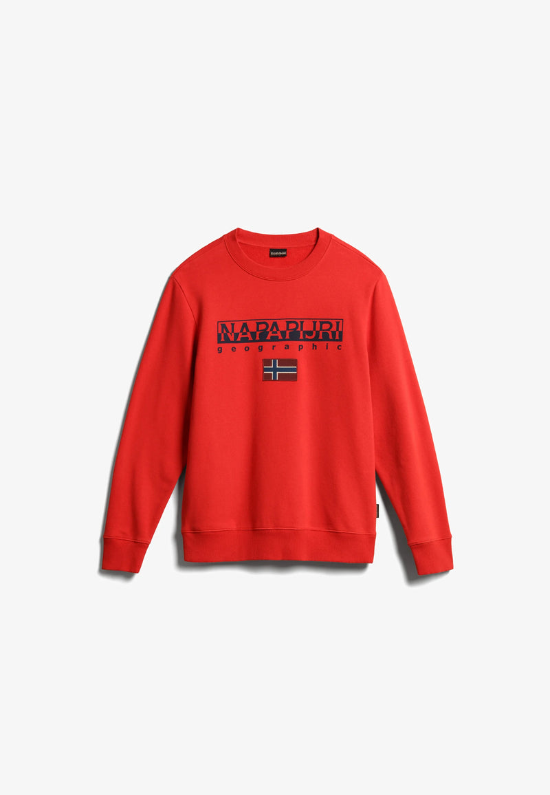 Sweatshirt B-Ayas C1 - Red Poppy - Homme