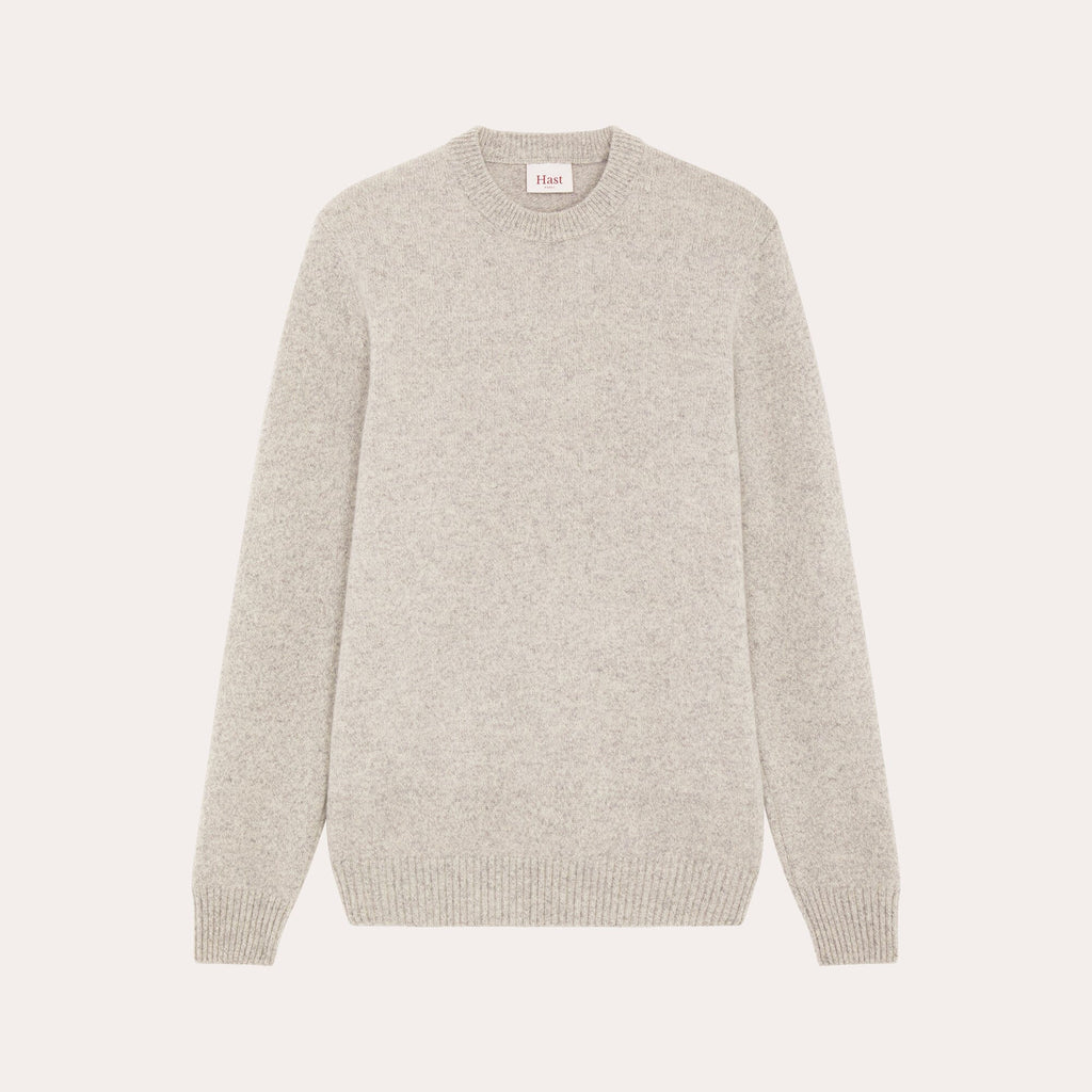 Pull En Laine Mérinos Super Geelong Gris