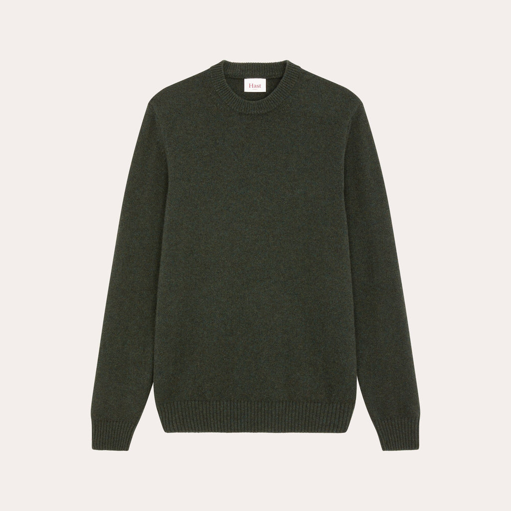Pull En Laine Mérinos Vert