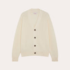 Cardigan En Laine Mérinos Écru