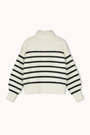 Pull Mandevilla - Blanc Raye Noir