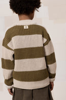 Jersey Marcelo Gris Claro Y Oliva