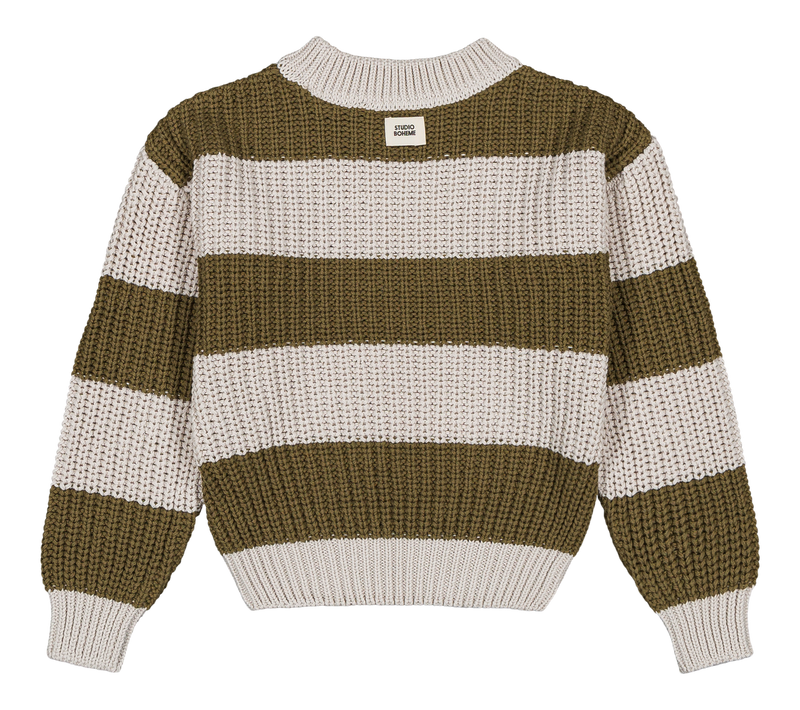 Jersey Marcelo Gris Claro Y Oliva