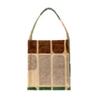 Bolso de mano de rizo - Verde