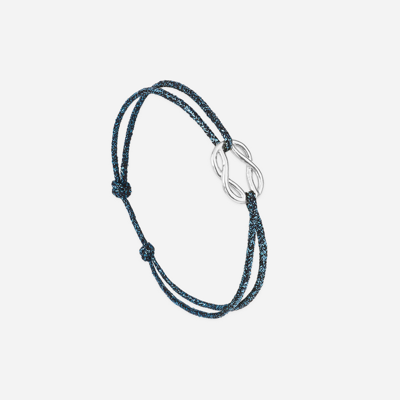 Bracelet Punta - Bleu Marine Pailleté