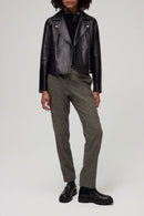 Yann Leather Jacket - Black