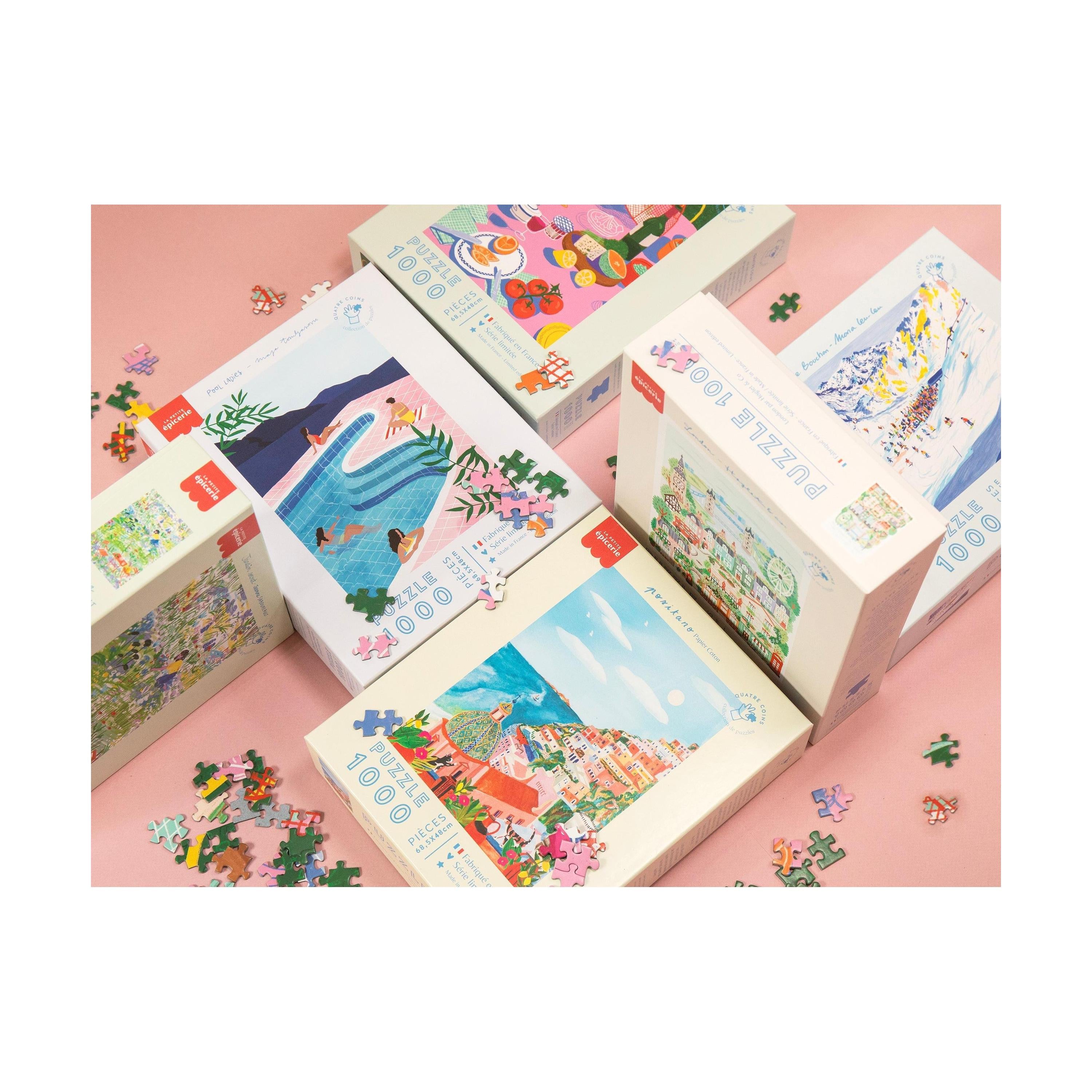 Positano Puzzle By Flore @Cotton Paper - 1000 Pieces