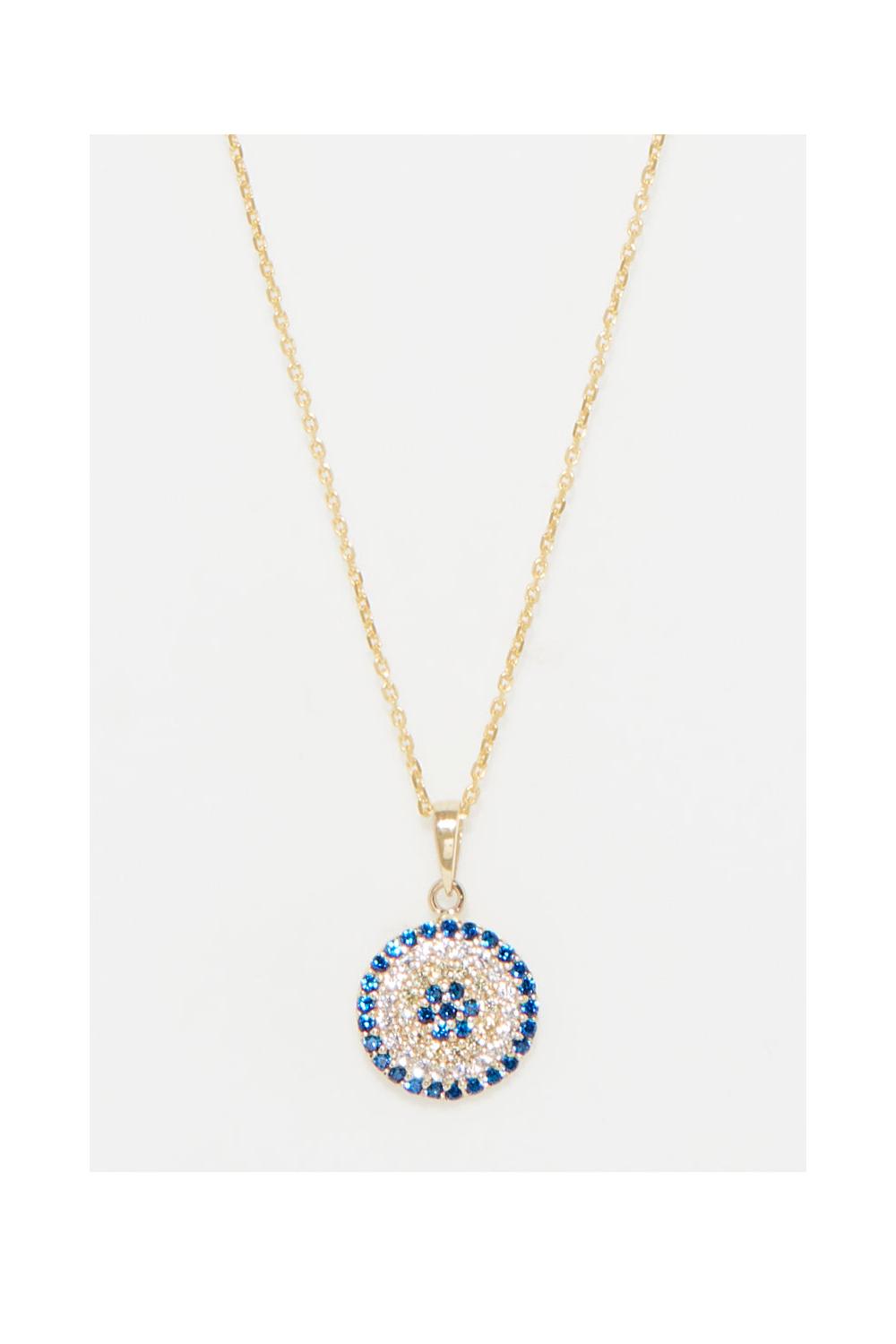 "Colored Ray" Pendant in 375/1000 Yellow Gold