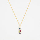 "Tamworth" Pendant Lbt0.08/1 Pa0.11/1 Rh0.16/1 P0.10/1 Io0.08/1 - 375/1000 Yellow Gold