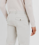 Pantalon Ville Ajusté Beige