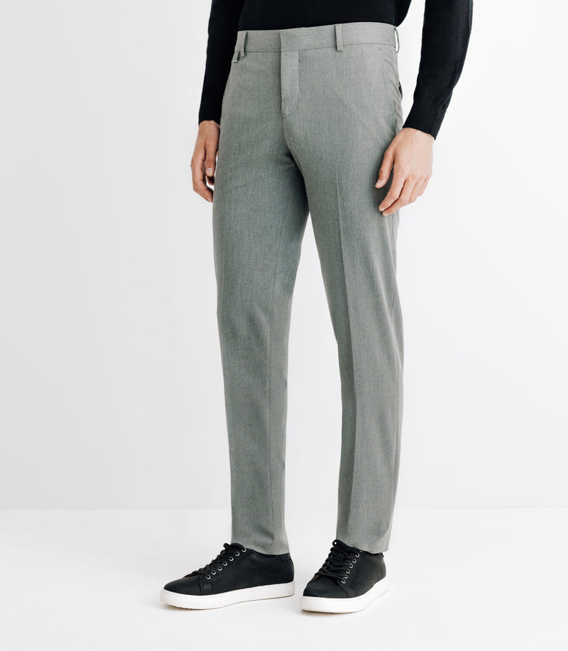 Pantalon ville ajusté gris - IZAC