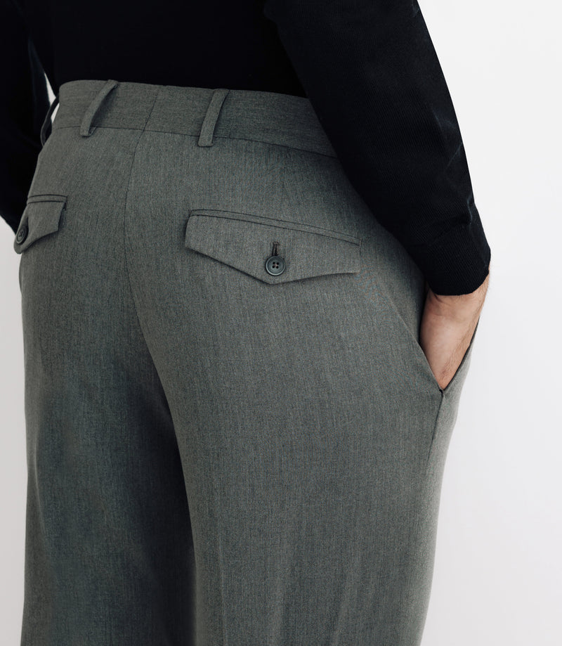 Pantalon ville ajusté gris - IZAC