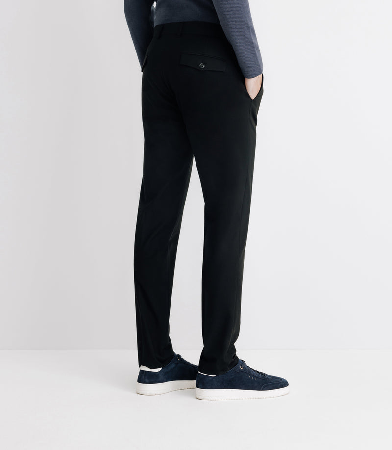 Pantalon ville ajusté noir - IZAC