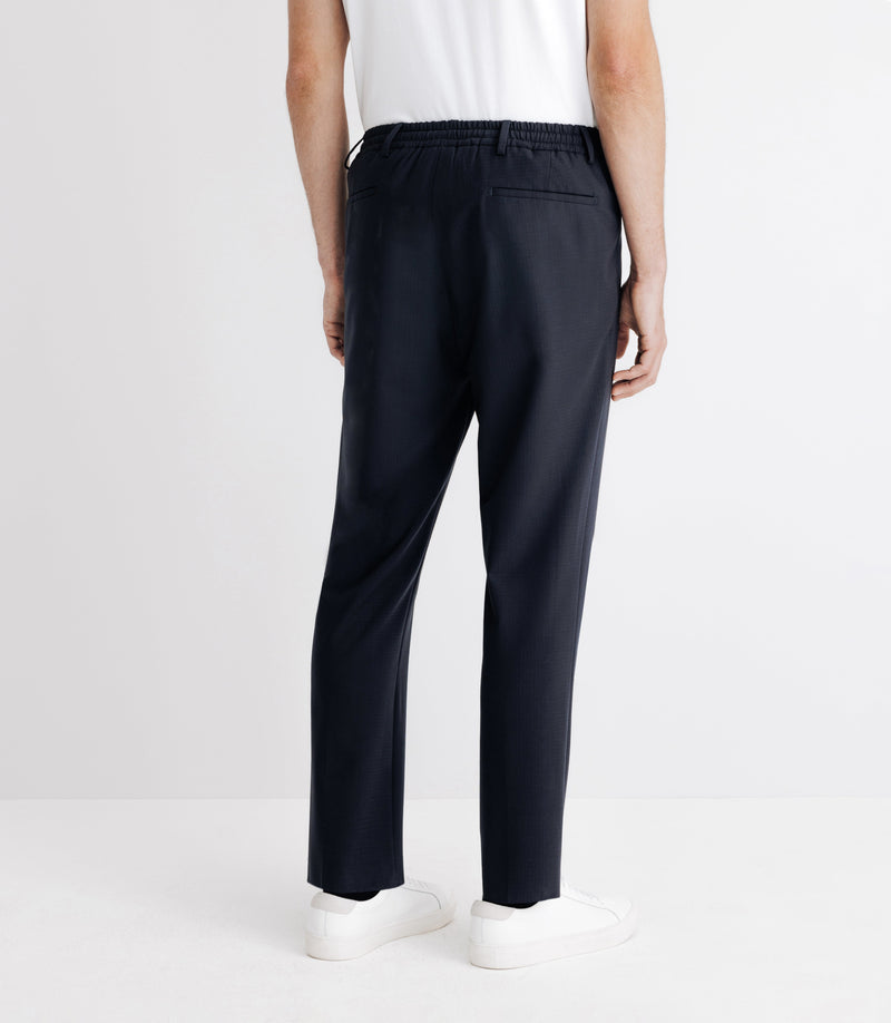 Pantalon ville avec cordon marine - IZAC