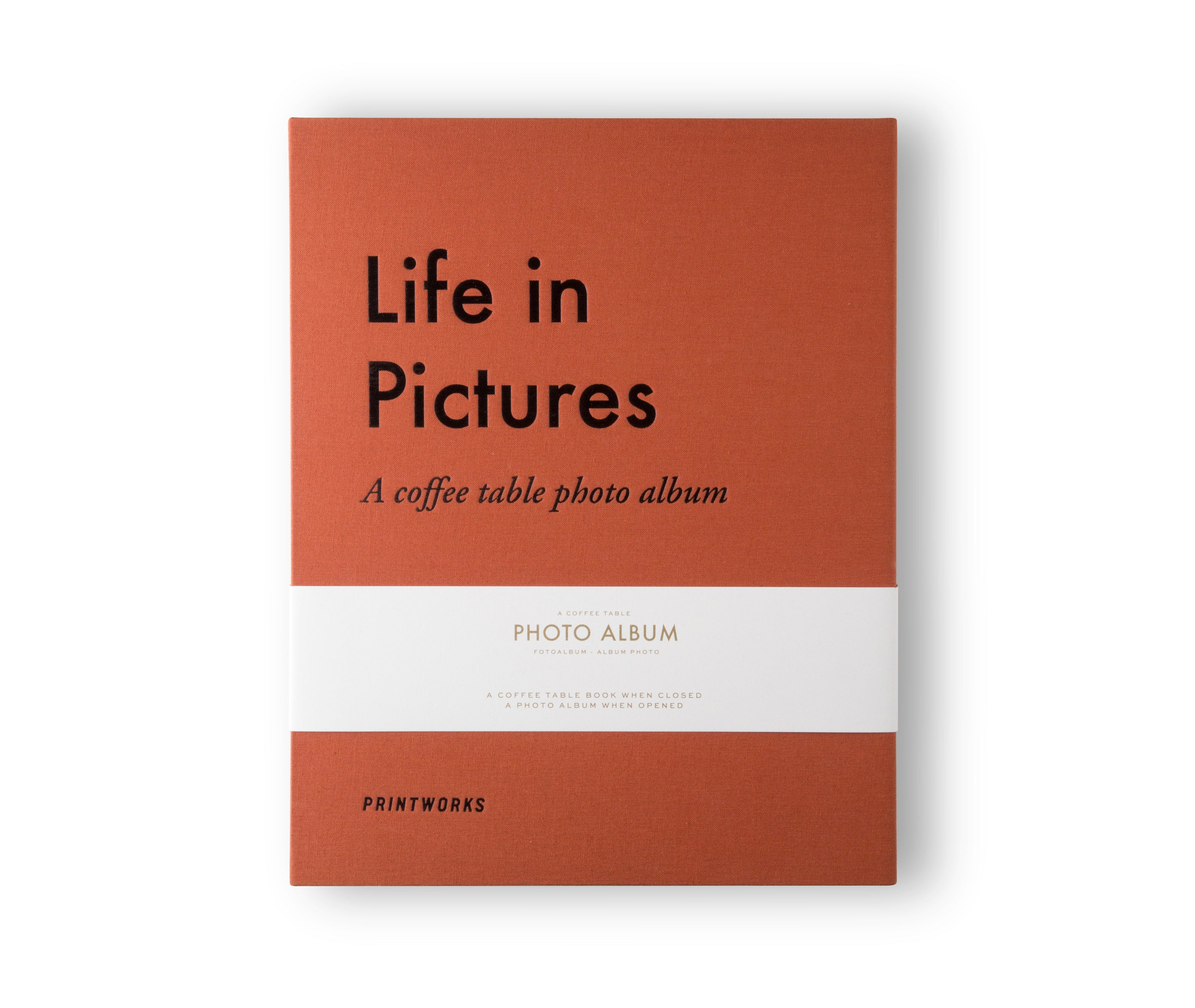 Photo Album - Life In Pictures - Orange - Model L