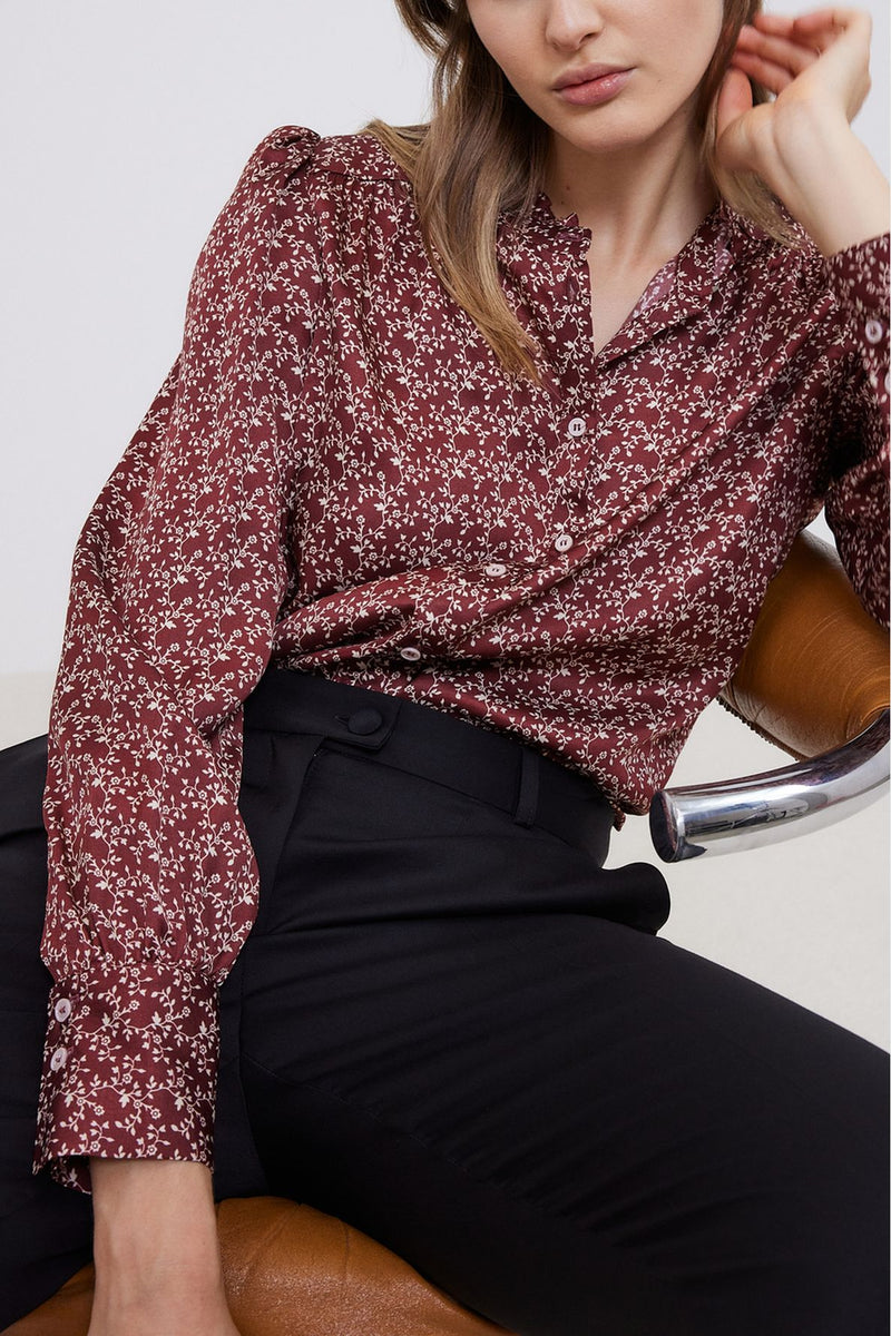 Camisa Clovis - Burdeos