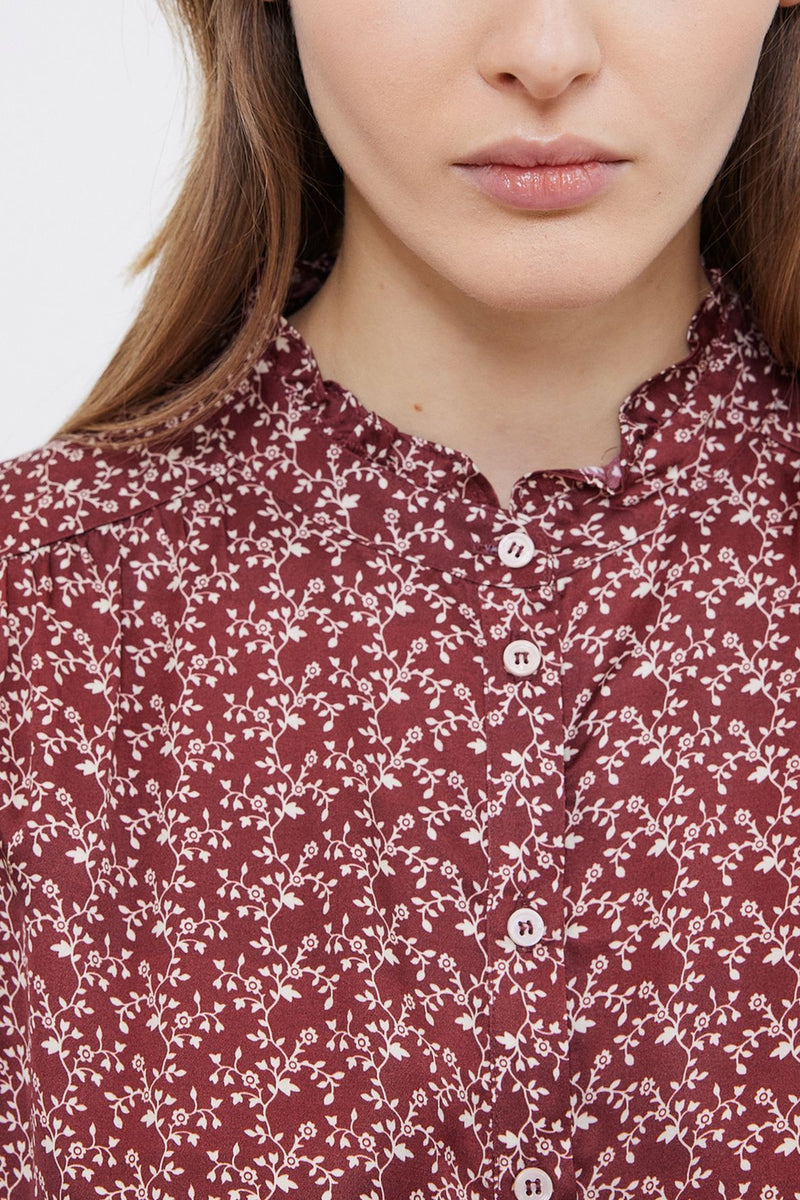 Camisa Clovis - Burdeos