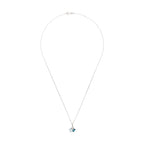 Pendentif "D'Ici & D'Ailleurs" D0,05/8, London Bt0,47/1 & Bt 0,7/1 - Or Blanc 375/1000