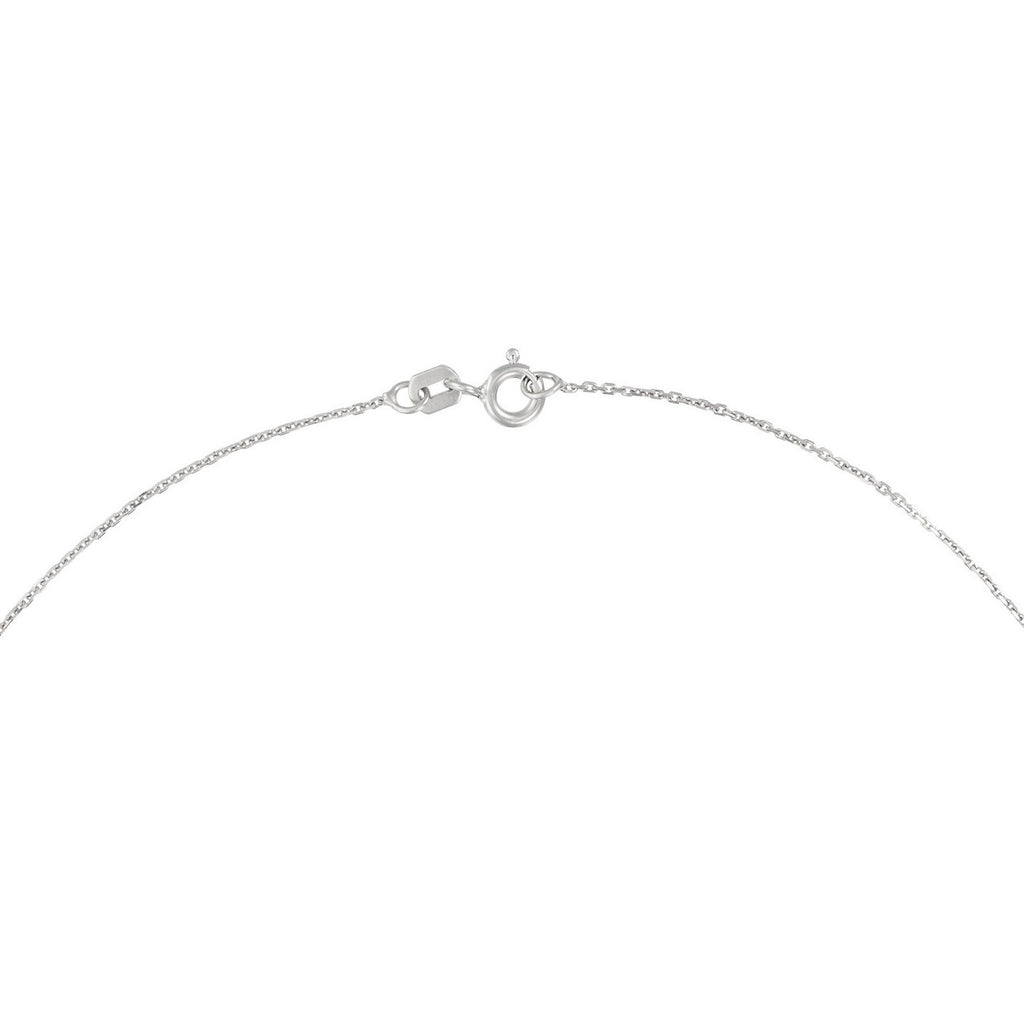 "Océane" Pendant, D0,09/26 & Sapphire 0,30/1 - 375/1000 White Gold