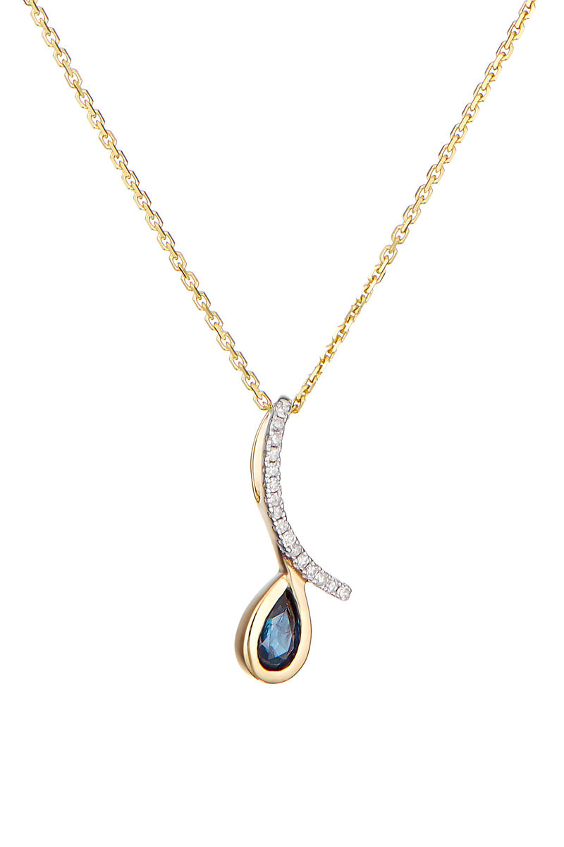 "Oka" pendant D0.05/16 & Sapphire 0.35/1