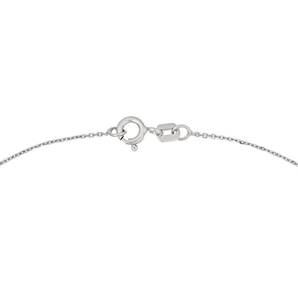 Pendentif "Tonga" D0,02/1 & Topaze 1,5/1 - Or Blanc 375/1000