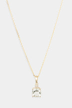 Pendentif "Tonga" D0,016/1 & Amethyste Vert 1,03/1 - Or Jaune 375/1000